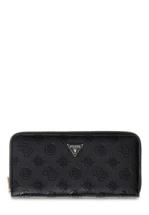 PORTAFOGLIO DONNA ZIP AROUND GUESS DIANA PD9727146 BLACK LOGO
