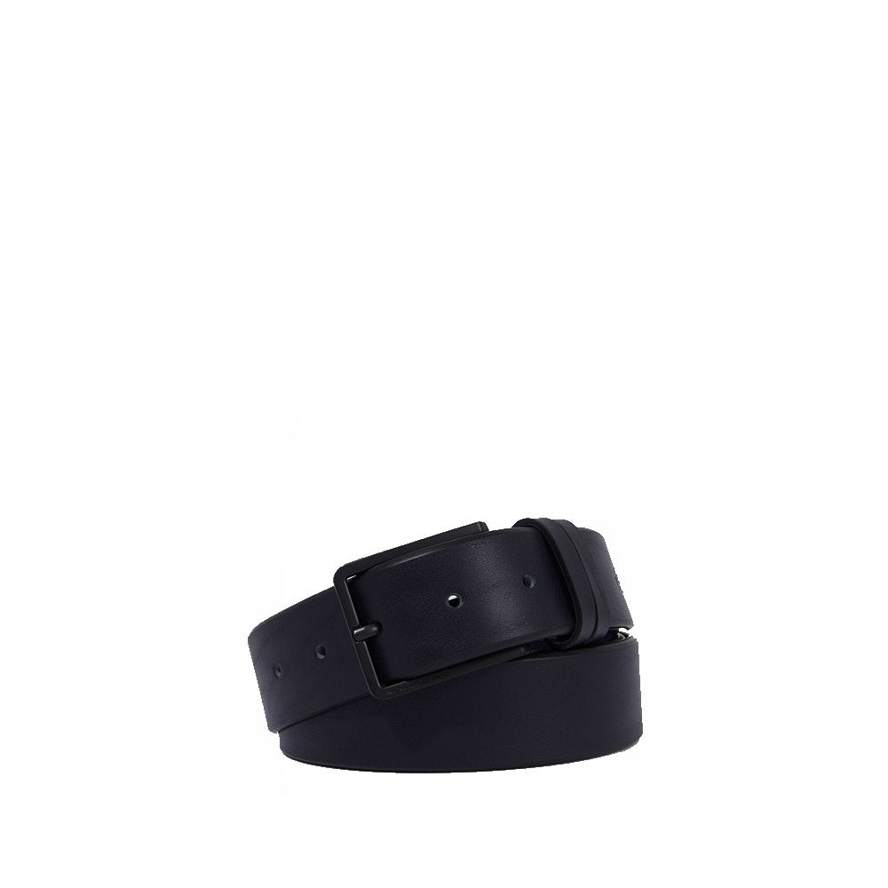 PIQUADRO MEN'S LEATHER BELT CU6327S130 BLACK