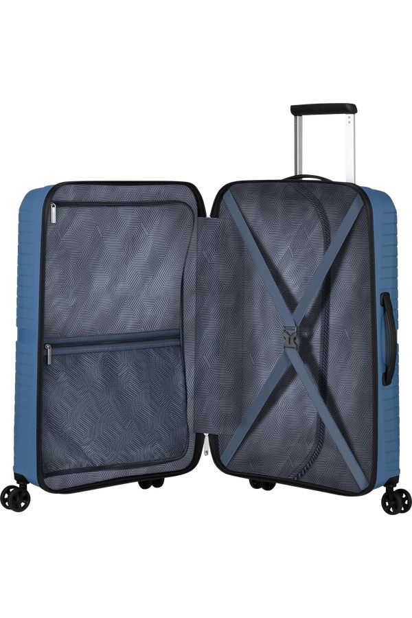 VALIGIA MEDIA RIGIDA AMERICAN TOURISTER AMT AIRCONIC 128187 CORONET BLU 67CM