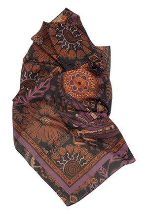 FOULARD DONNA YNOT RETTANGOLARE FLD-180F6 PURPLE