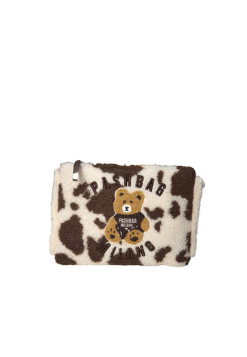 BORSA POCHETTE-TRACOLLINA PASHBAG SOPHIE 20465 SHEPHERD TEDDY COW