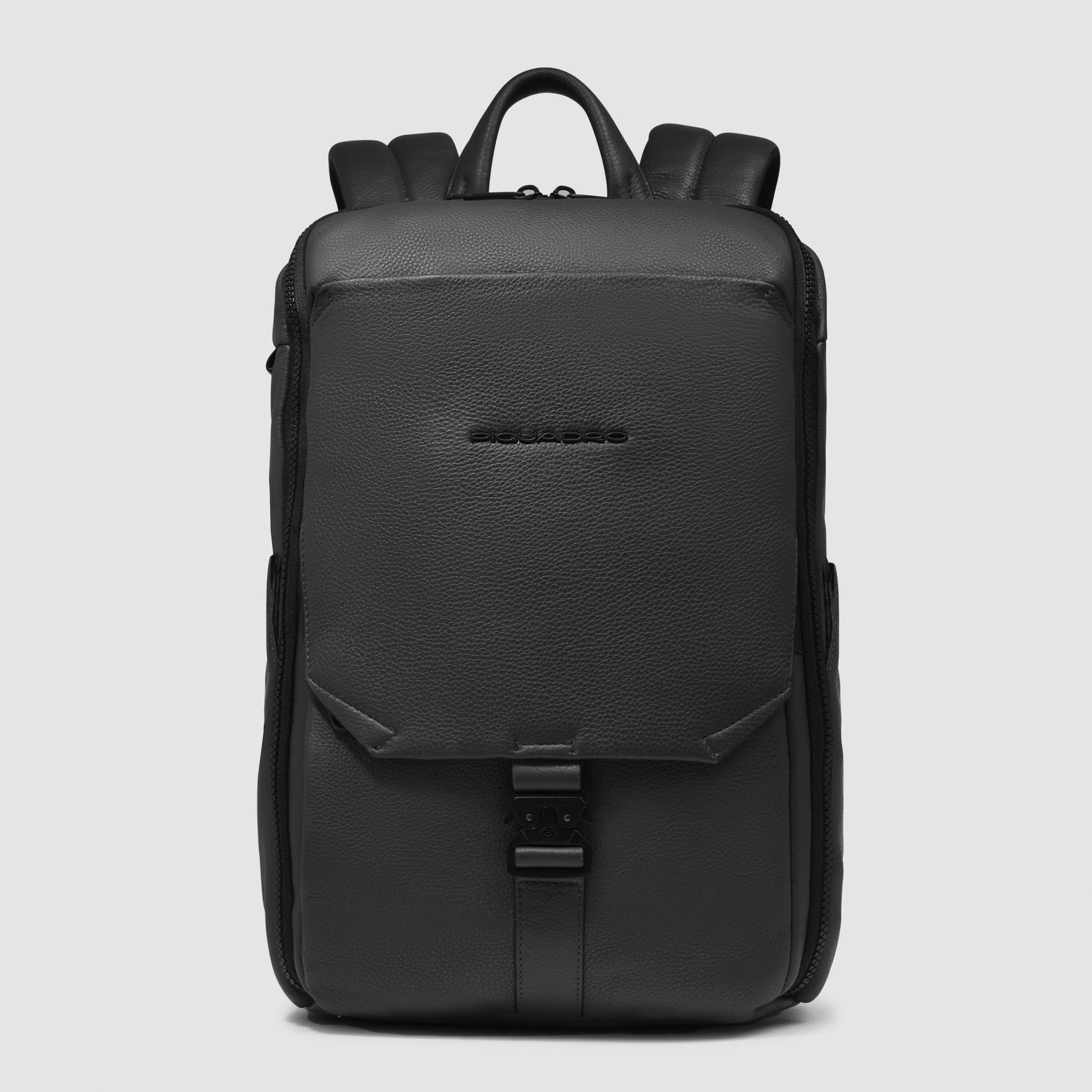 Piquadro Zaino Porta Computer In Tessuto Riciclato Nero – De Santis Piquadro Zaino Porta Computer In Tessuto Riciclato Nero – De Santis