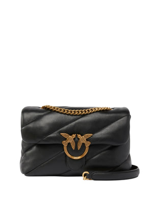 BORSA PINKO LOVE BIG PUFF 100038 A0F2 NERO-ORO