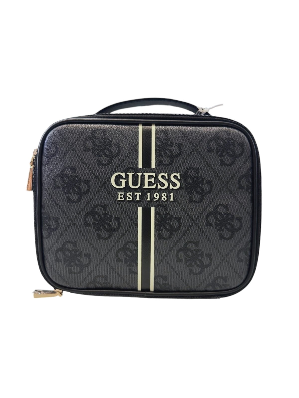 BEAUTY CASE NECESSAIRE DA VIAGGIO GUESS B7604045 COAL MULTI