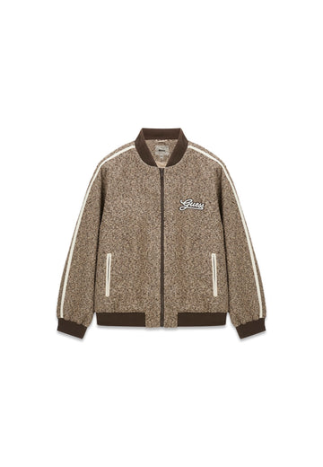 GIACCA BOMBER UOMO GUESS Z6BL01W4746 FMME MARRONE