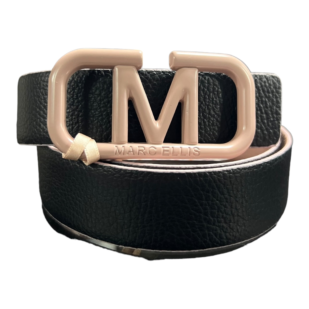 CINTURA MARC ELLIS  REVERSIBILE PELLE ME-BELT/40 DARK NUDE-BLACK