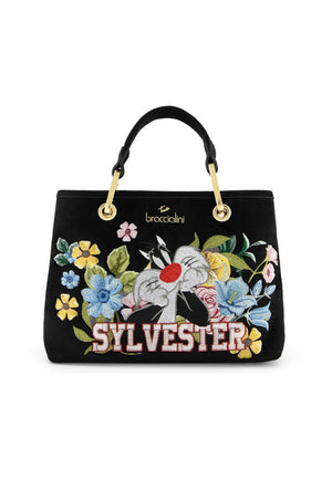 BORSA A MANO E TRACOLLA MEDIA BRACCIALINI BETH BLOOM LT320 NERO