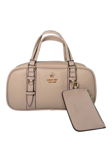 BORSA A BAULETTO DONNA BEVERLY HILLS POLO CLUB BH-4552 BEIGE