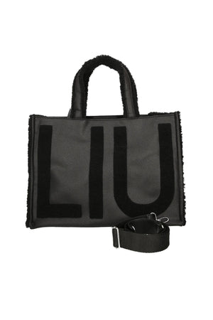 BORSA A MANO E TRACOLLA LIU-JO CHECK 2F6037_E0021 22222 NERO