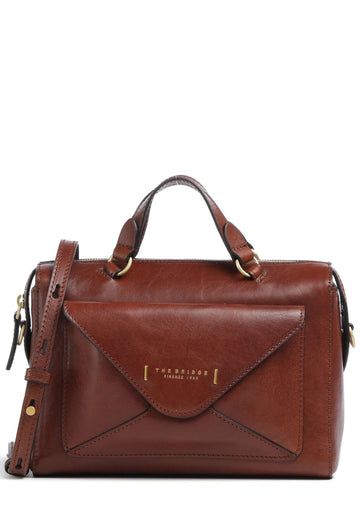 BORSA A MANO E TRACOLLA THE BRIDGE FRIDA 04290601 14 MARRONE