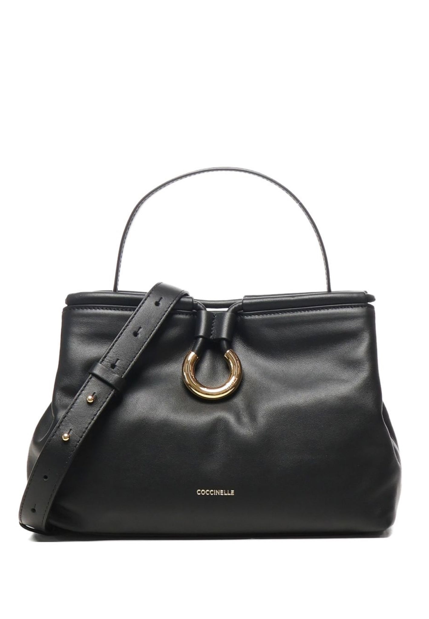 BORSA A MANO E TRACOLLA COCCINELLE LISBET E1T1F180201 001 NOIR