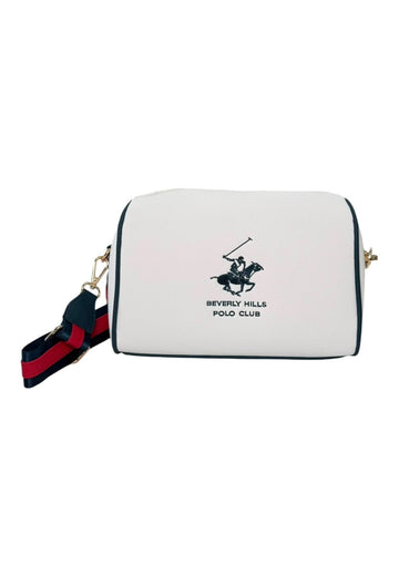 BORSA A BAULETTO DONNA BEVERLY HILLS POLO CLUB BH-4553 BIANCO