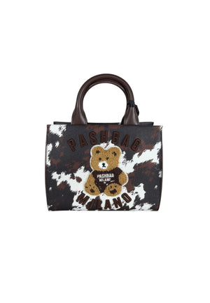 BORSA A MANO E TRACOLLA PICCOLA PASHBAG MINI MARGE 20133 SHEPHERD COW