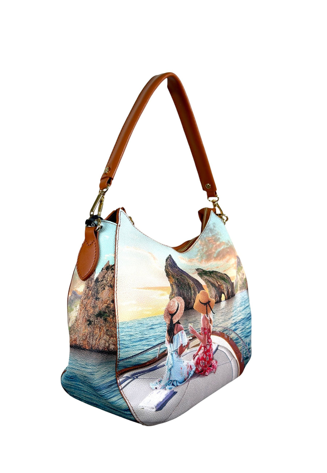 BORSA ASCELLARE YNOT ART YES-629S6 NAPOLI LIMITED EDITION