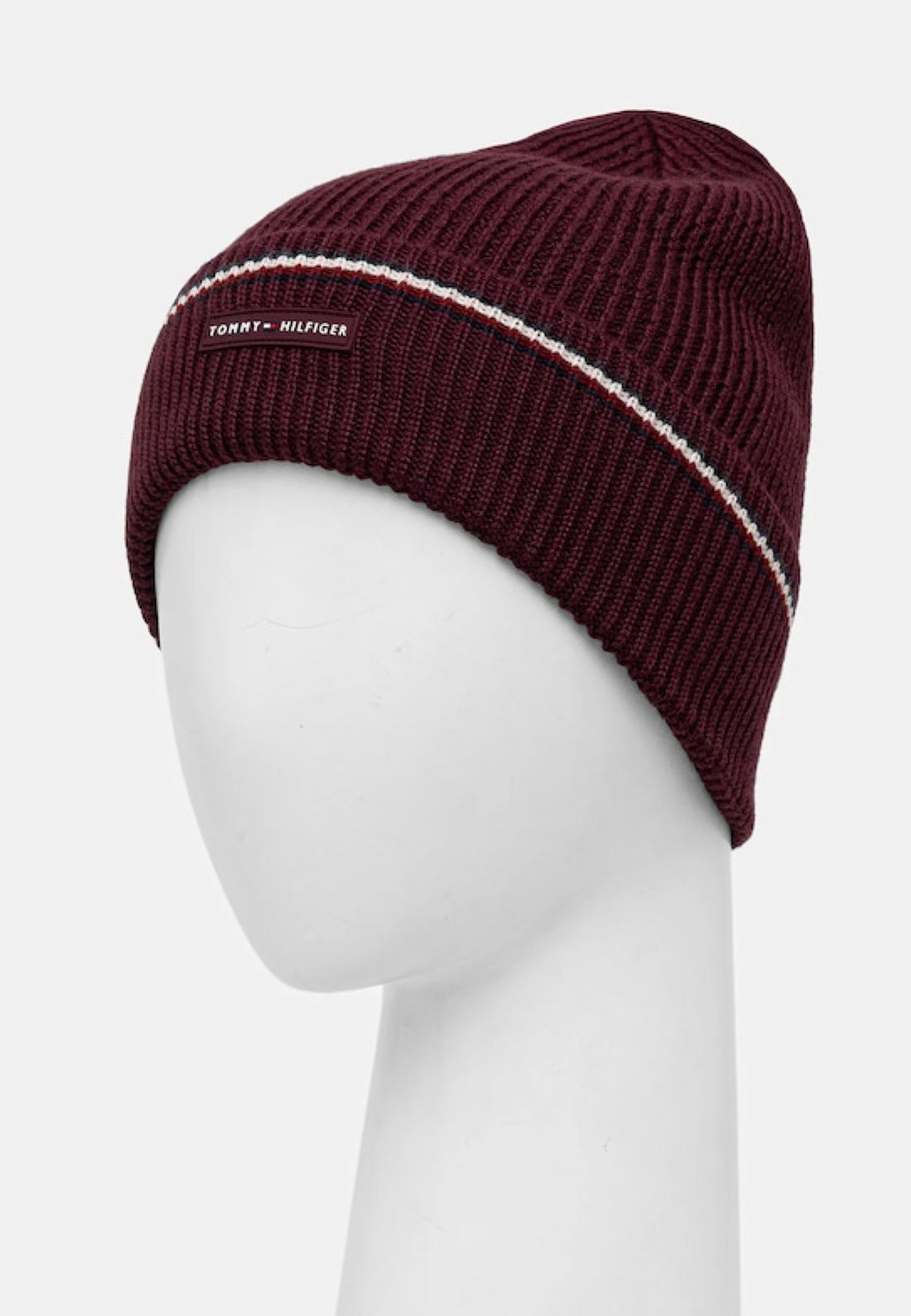 CAPPELLO CUFFIA UOMO TOMMY HILFIGER AM0AM13587 XIH BORDEAUX