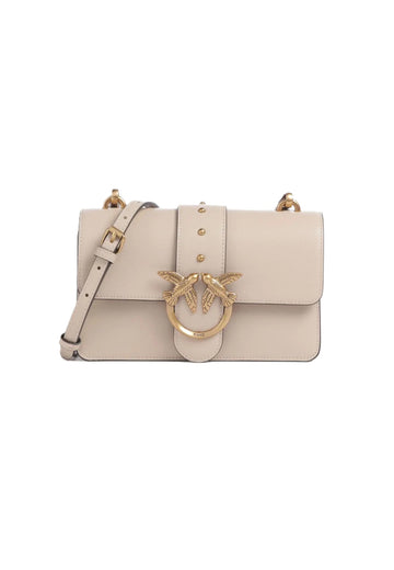 BORSA PINKO LOVE ONE MINI 105856 A0F1 C50Q BEIGE GRIGIO FUMO