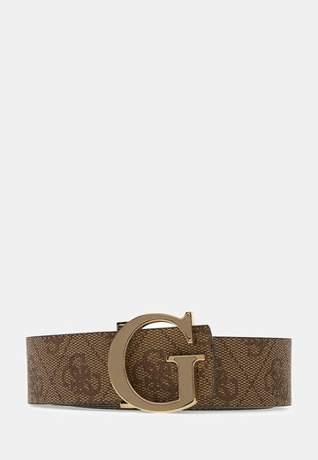 CINTURA DONNA GUESS REVERSIBILE BW9498P6430 LATTE LOGO