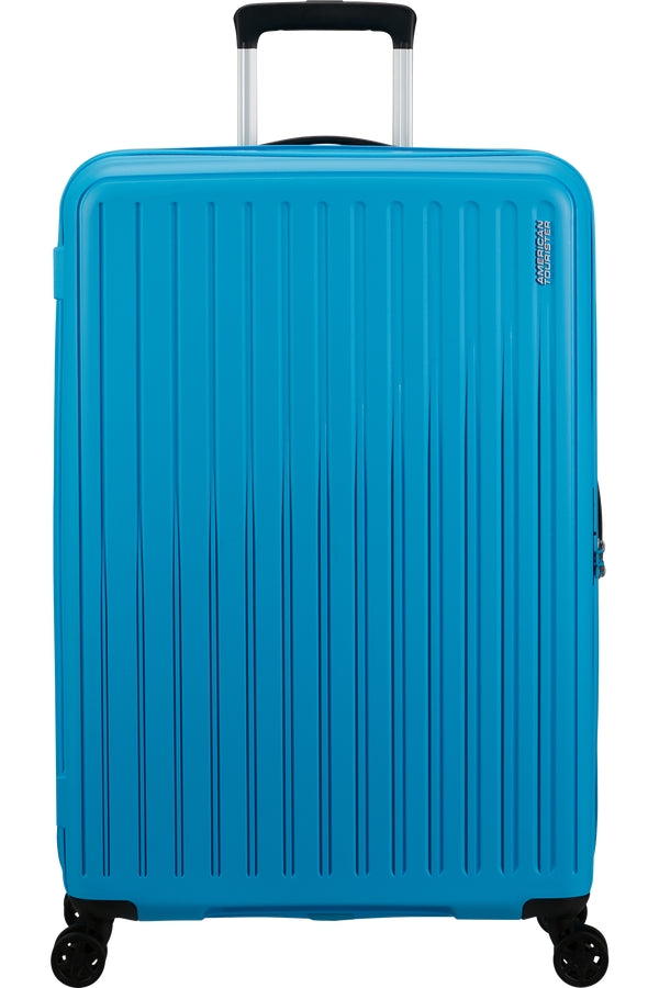 LARGE AMERICAN TOURISTER REJOY SUITCASE 153178 AZURE BLUE 77 CM 