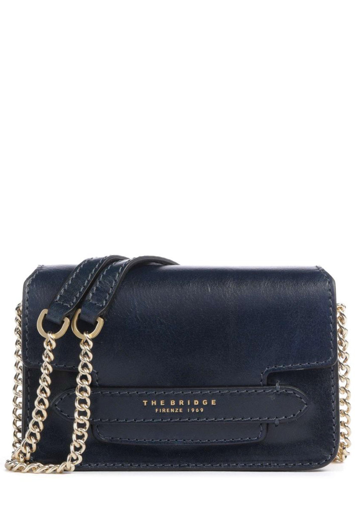 BORSA TRACOLLINA MINI THE BRIDGE LUCREZIA 04121401 YH BLU NAVY