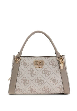 BORSA A MANO E TRACOLLA DONNA GUESS KARNILLA LOGO OS990106 DARK TAUPE LOGO
