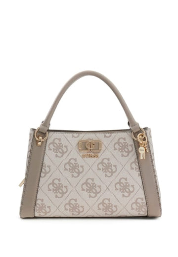 BORSA A MANO E TRACOLLA DONNA GUESS KARNILLA LOGO OS990106 DARK TAUPE LOGO