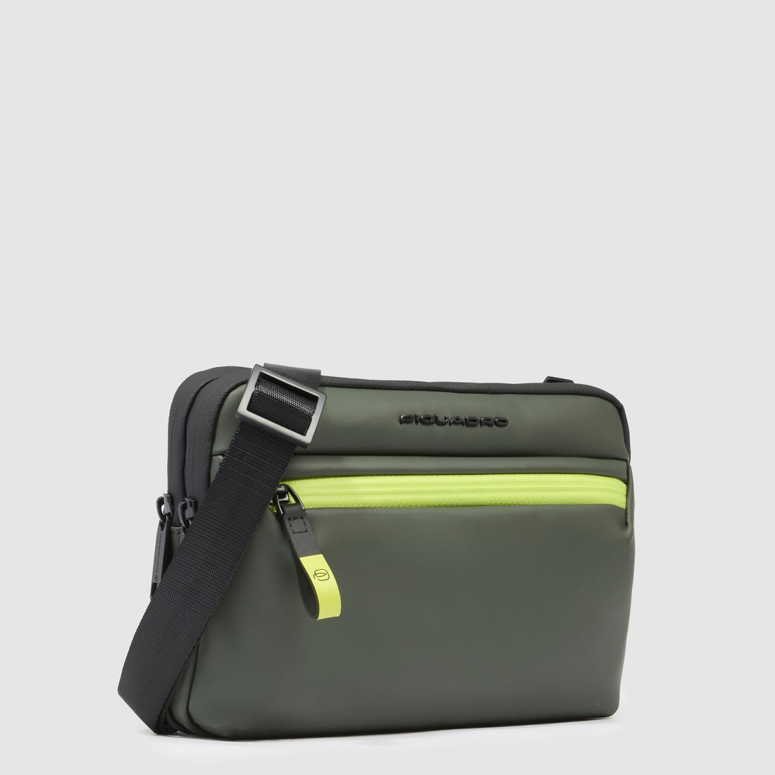 POCHETTE DA POLSO-BORSELLO UOMO GOMMATO IDROREPELLENTE PIQUADRO AC6492C2OW VERDE