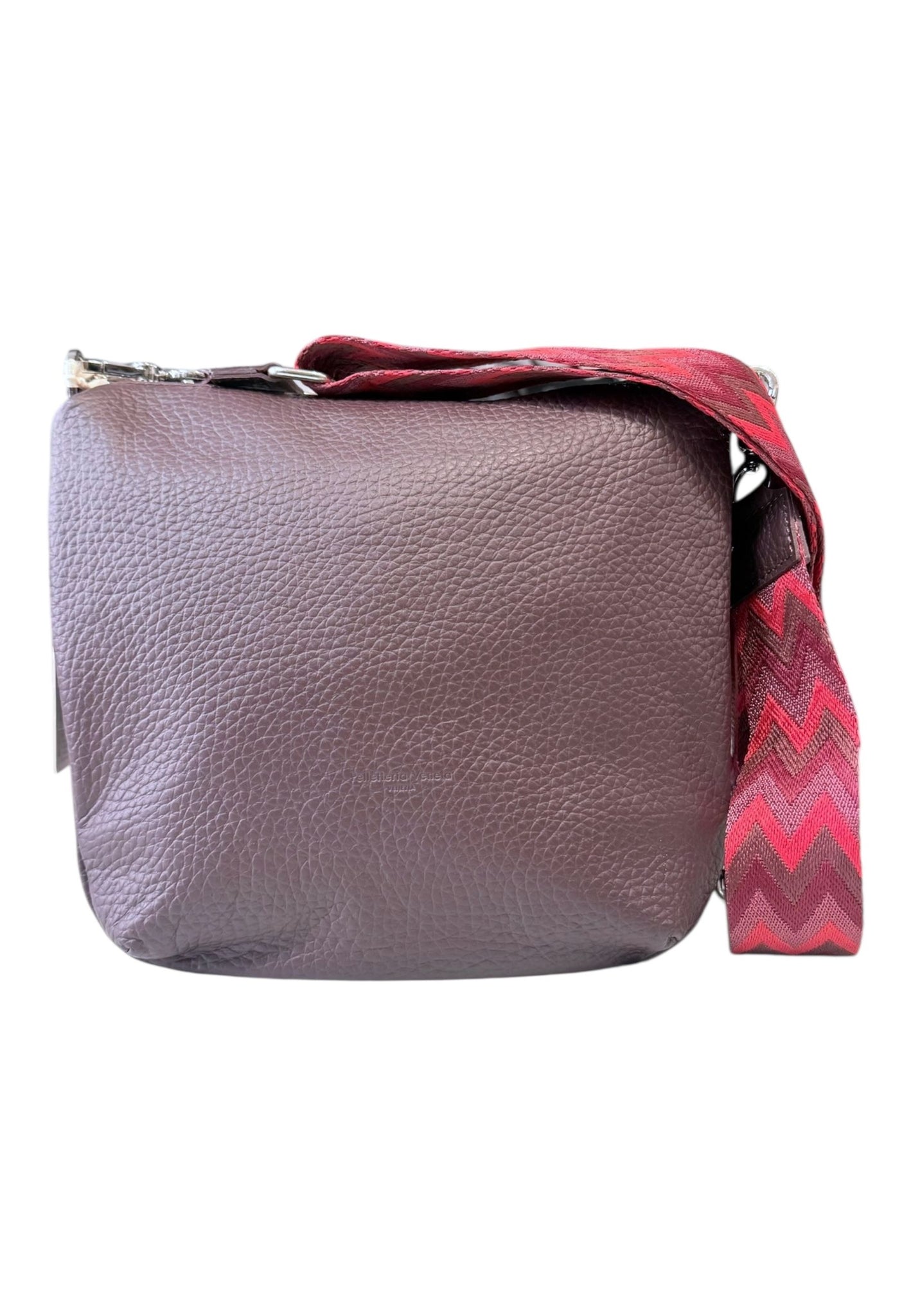 BORSA A TRACOLLA DONNA PELLETTERIA VENETA V25311 BORDEAUX
