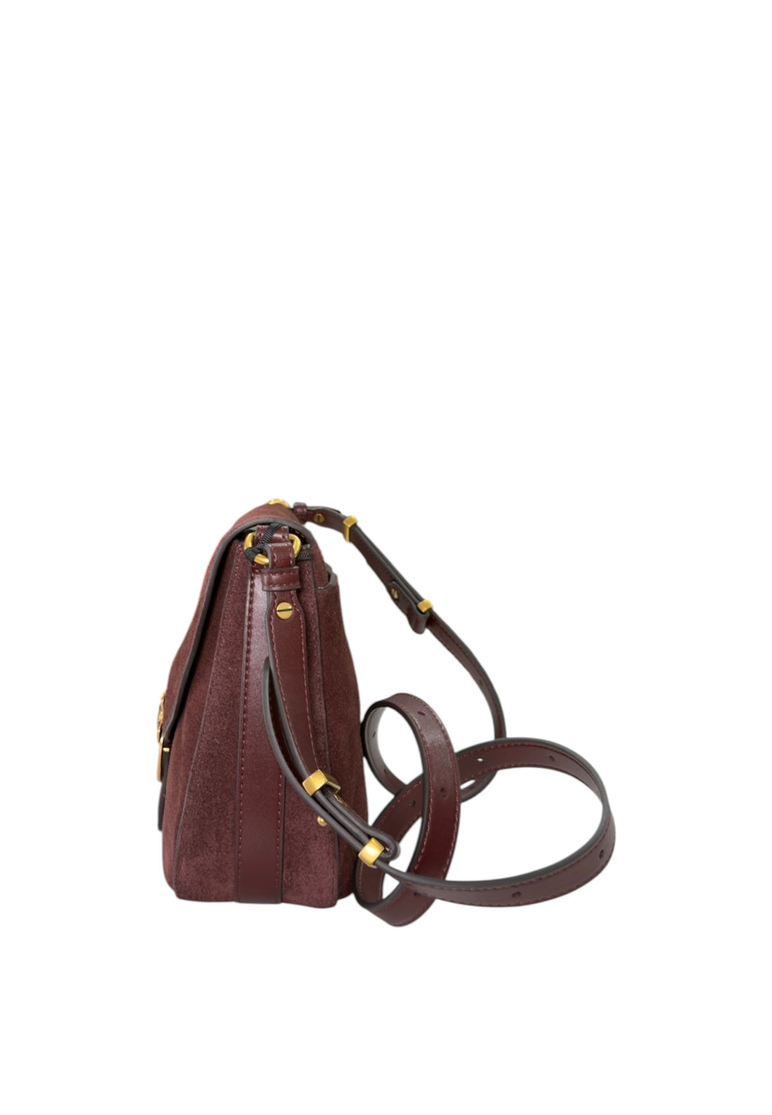 BORSA PINKO LOVE SATCHEL CLASSIC SUEDE 107655 A0F6 W34Q BORGOGNA