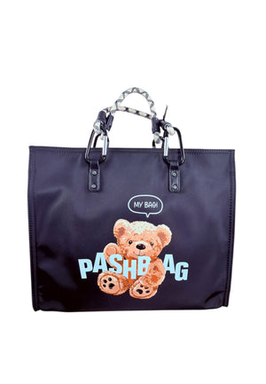 BORSA A MANO E TRACOLLA GRANDE PASHBAG FREYA 19508 NERO