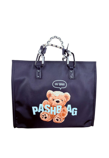 BORSA A MANO E TRACOLLA GRANDE PASHBAG FREYA 19508 NERO