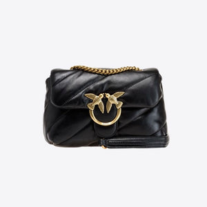 BORSA PINKO LOVE MINI PUFF 100039 A0F2 Z99Q NERO-ORO