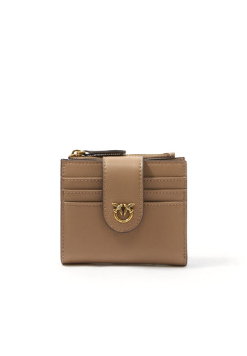 PORTAFOGLIO PINKO PICCOLO MULTI PURPOSE WALLET 103610 A0F1 D01Q BEIGE BISCOTTO ZENZERO