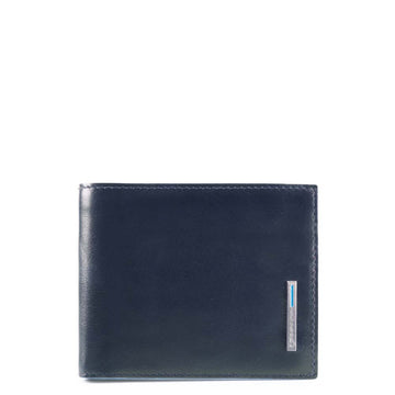 PIQUADRO SMALL WALLET WITH COINS PU4188B2R BLUE