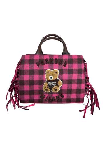 BORSA A MANO E TRACOLLA PASHBAG MARGE 20152 SHEPHERD YARD FUCSIA
