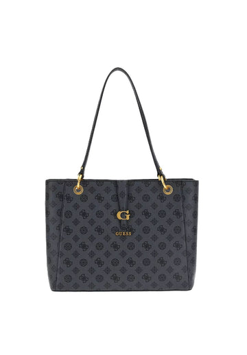 GUESS WOMEN'S KUBA BAG PA932925 CHARCOAL LOGO