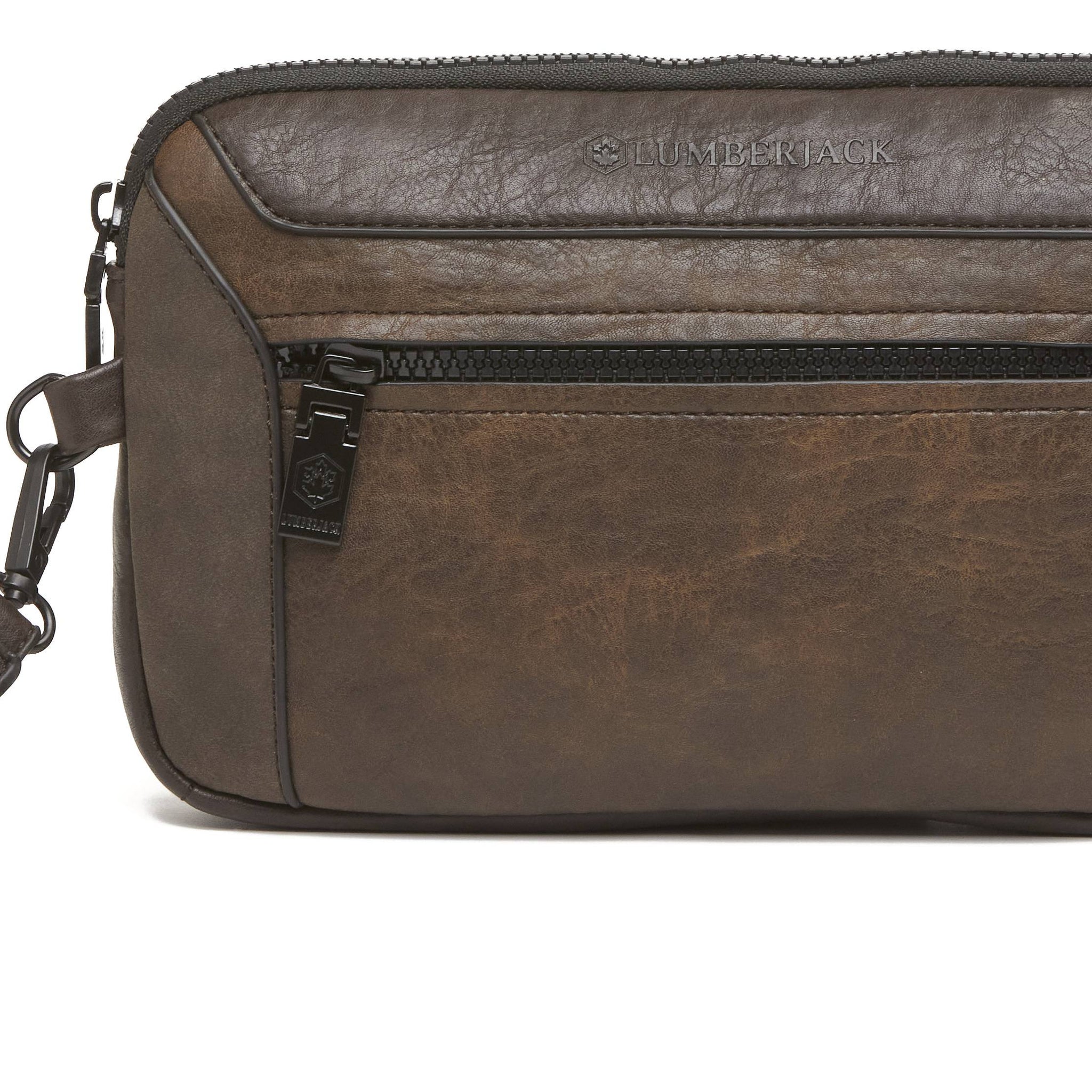 LUMBERJACK LK5449 BROWN MEN'S CLUTCH