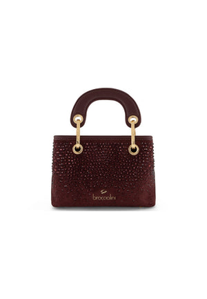 BORSA A MANO E TRACOLLA MINI BRACCIALINI BETH STRASS B19242 VINACCIA
