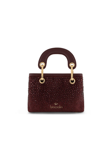 BORSA A MANO E TRACOLLA MINI BRACCIALINI BETH STRASS B19242 VINACCIA