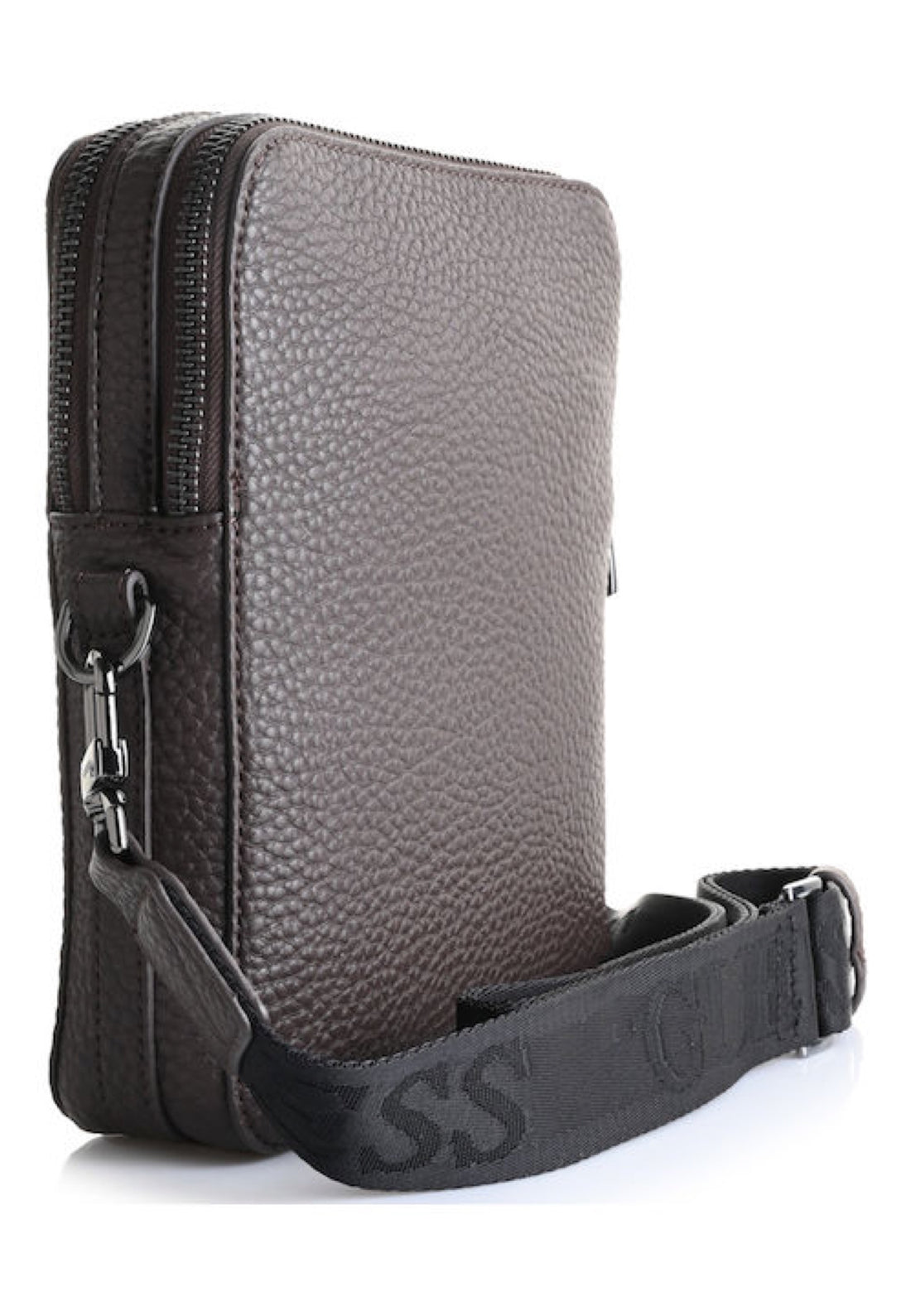 BORSELLO TRASVERSALE UOMO GUESS HMTOGRP5218 DKO MARRONE