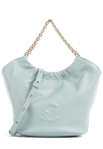 BORSA A MANO E TRACOLLA SMALL COCCINELLE SMASH E5U5F580101 B33 AQUAMARINE