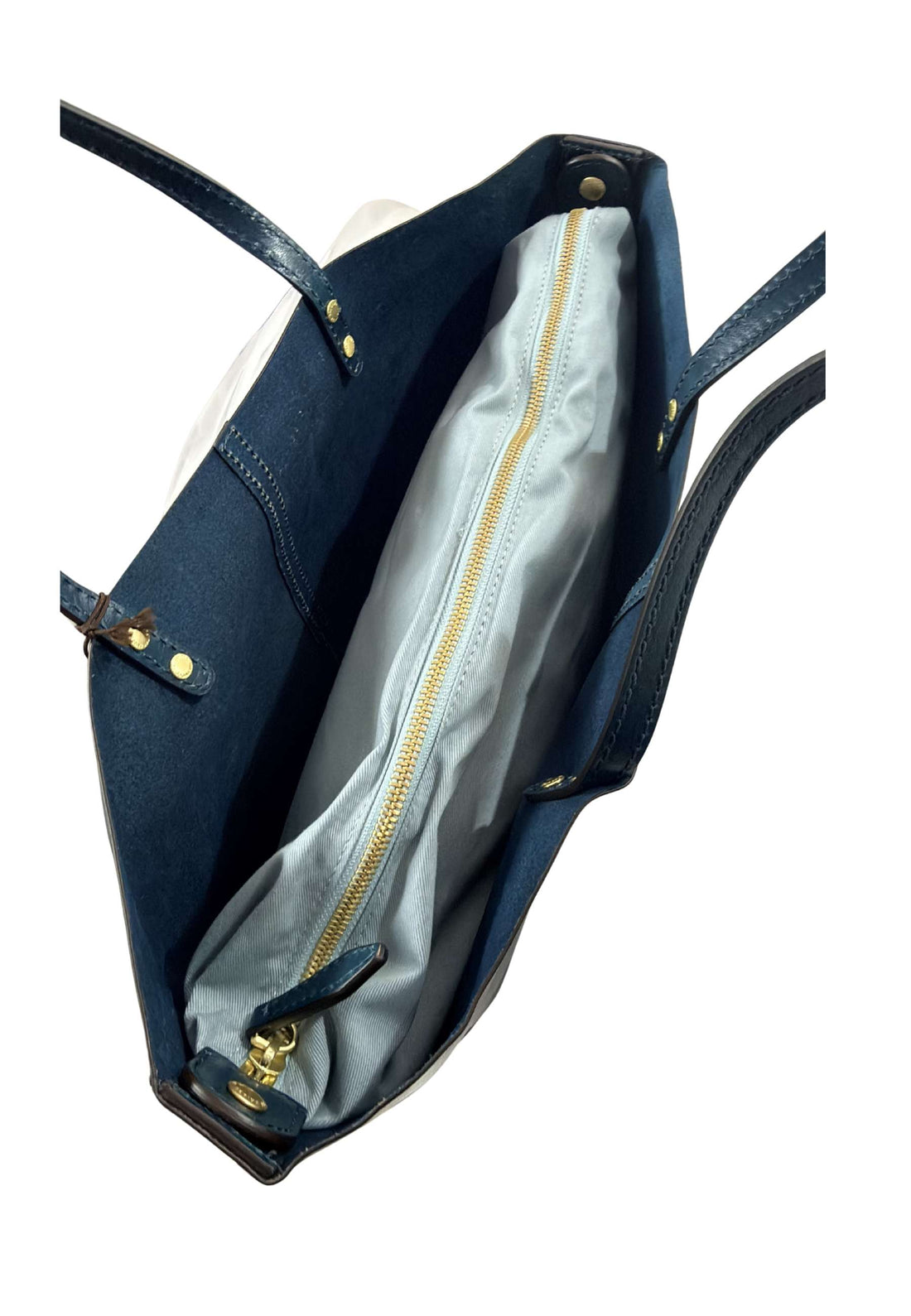 BORSA A SPALLA THE BRIDGE 04200601 00E BLU PAVONE