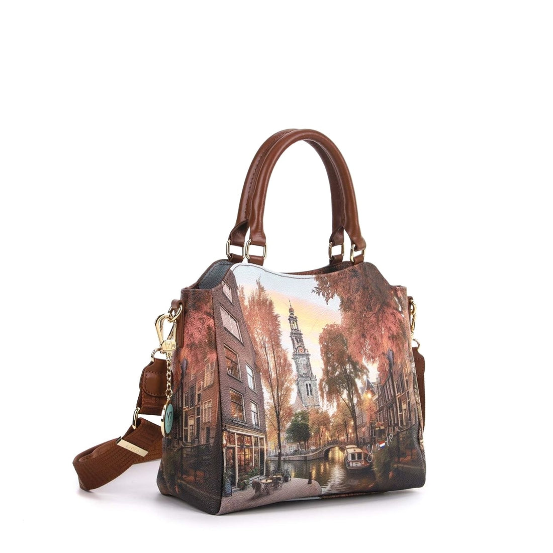 BORSA A MANO E TRACOLLA DONNA YNOT YES-729F7 AMSTERDAM LIGHTS