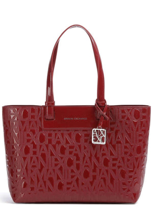 BORSA A SPALLA DONNA ARMANI EXCHANGE XW001481 AF17290 U5081 RED DAHLIA ROSSO