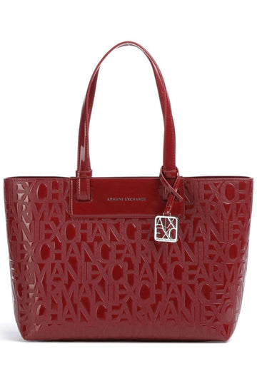 BORSA A SPALLA DONNA ARMANI EXCHANGE XW001481 AF17290 U5081 RED DAHLIA ROSSO