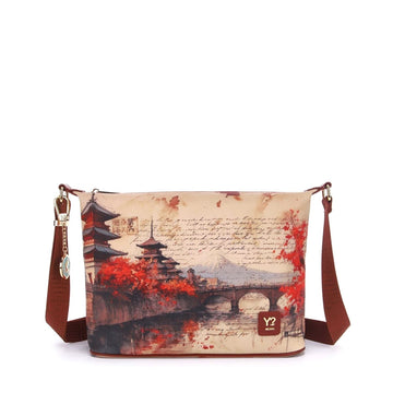 BORSA A SPALLA E TRACOLLA MEDIA DONNA YNOT YES-607F7 FUJIAMA