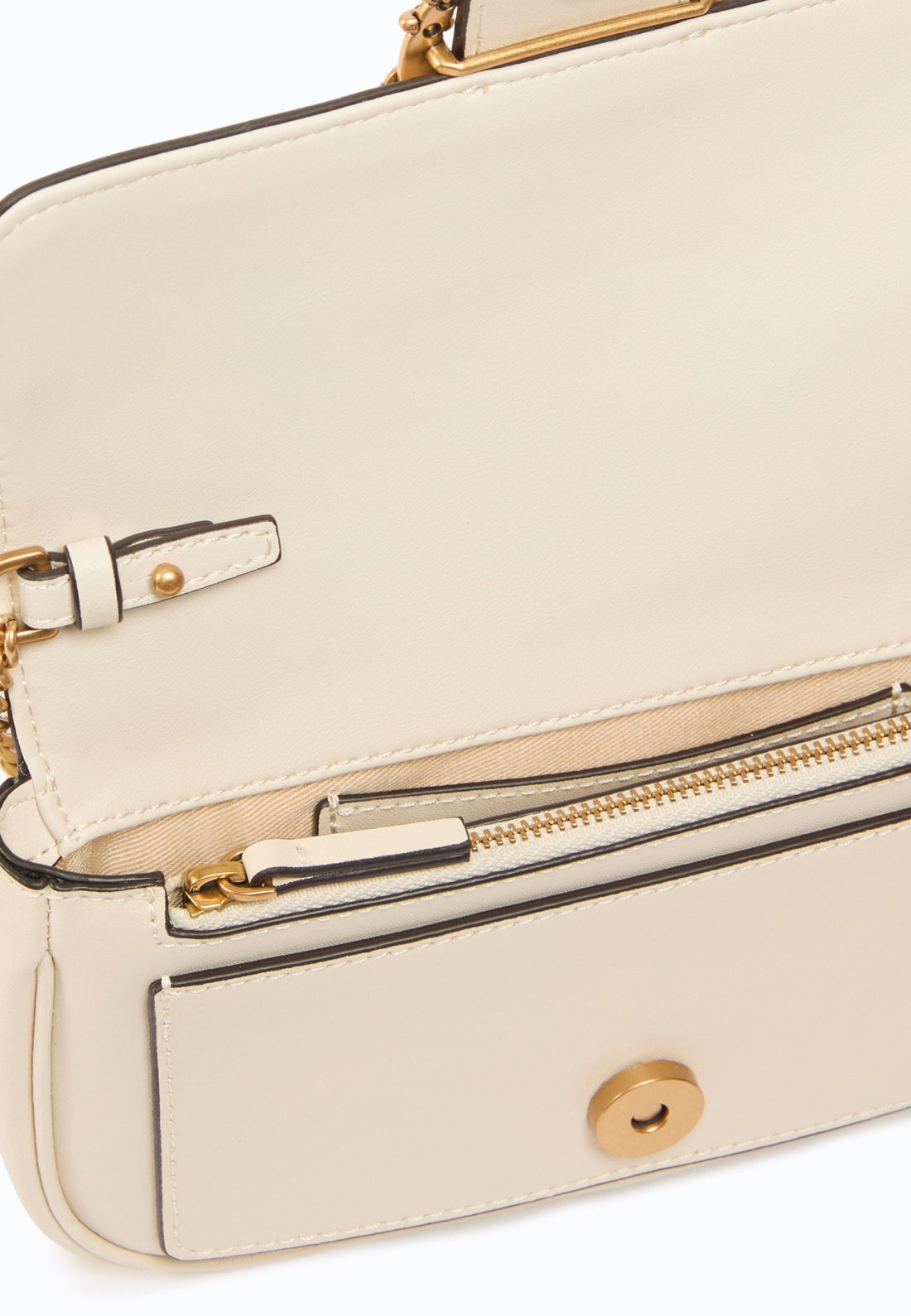 BORSA PINKO LOVE POCKET NEW BUCKLE 107072 AOF1 Z14Q BIANCO-ORO