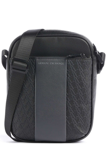 BORSELLO TRASVERSALE UOMO ARMANI EXCHANGE XM003174 AF26691 MC028 BLACK-FORGED IRON