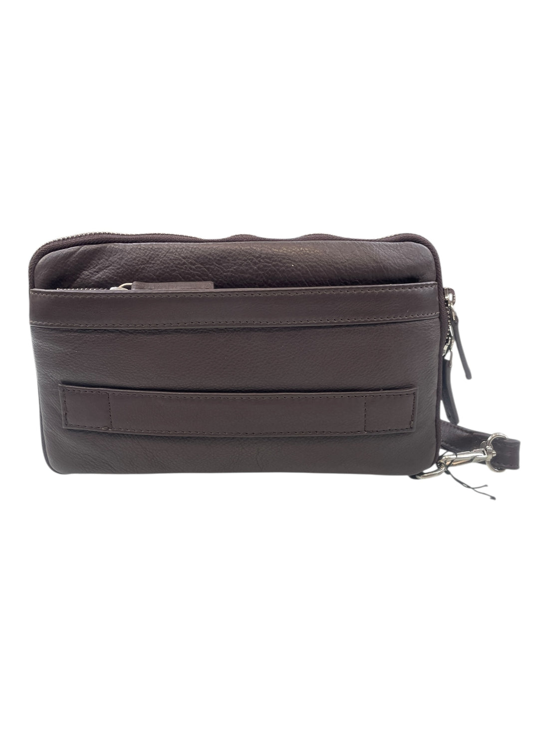 POCHETTE DA POLSO UOMO IN PELLE AERONAUTICA MILITARE AM-571 MORO