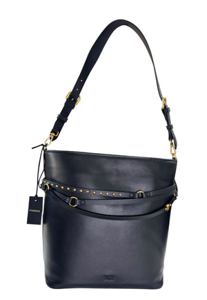 BORSA PINKO BUCKET BELT 106339 A0QO Z99Q NERO