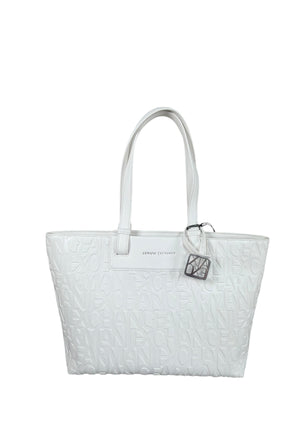 BORSA A SPALLA DONNA ARMANI EXCHANGE XW001481 AF15774 U0011 OFF WHITE
